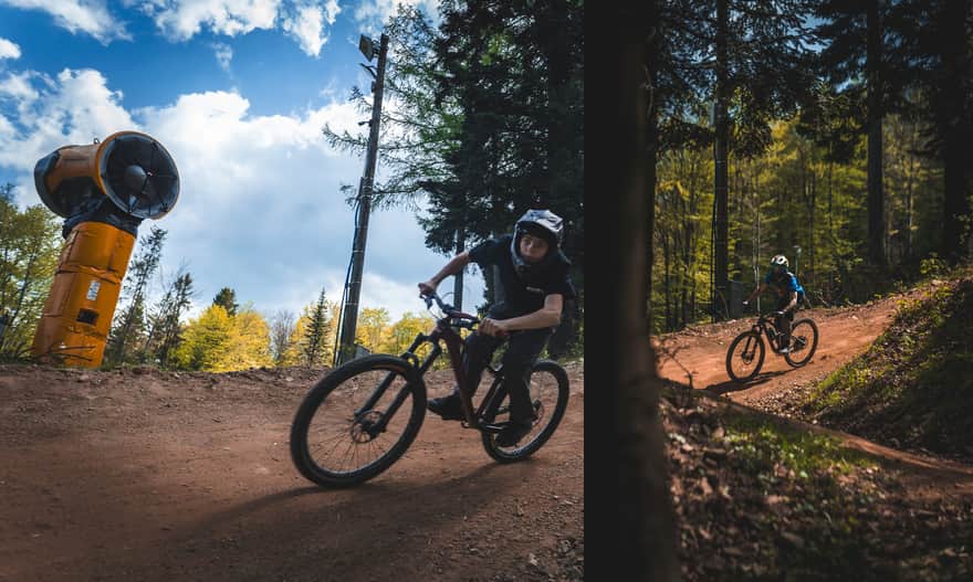 Trasy rowerowe na Śnieżnicy w Kasinie Wielkiej. Fot. Kasina Ski&Bike