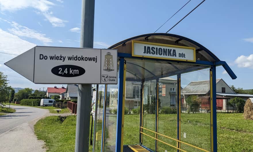 Nowy przebieg szlaku z Dukli na Cergową