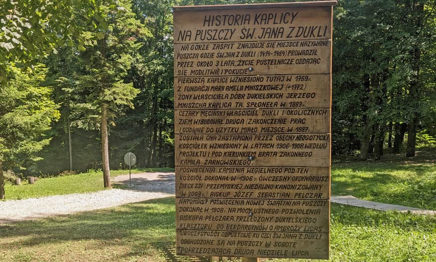 Pustelnia św. Jana z Dukli. Historia pustelni i kaplicy