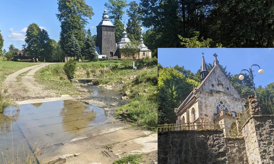Czerwony szlak z Chyrowej do Pustelni św. Jana w Trzcianie
