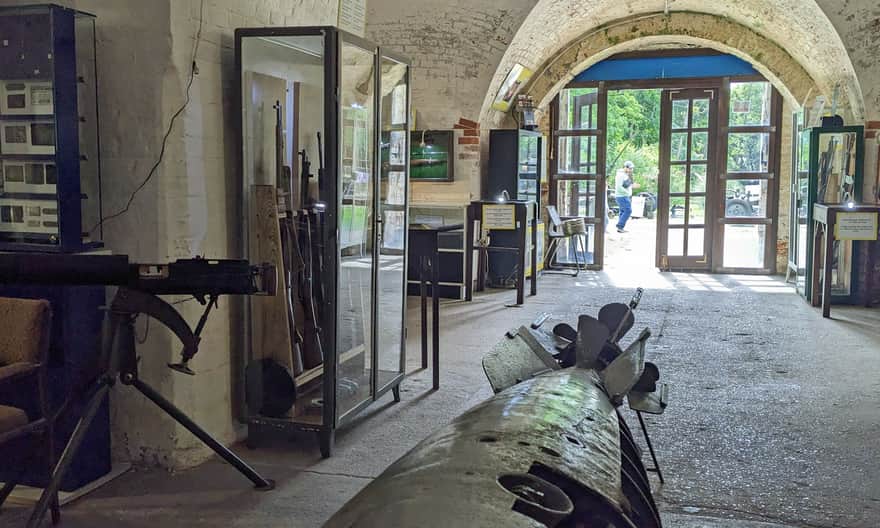Fort Zachodni w Świnoujściu. Wystawa muzealna