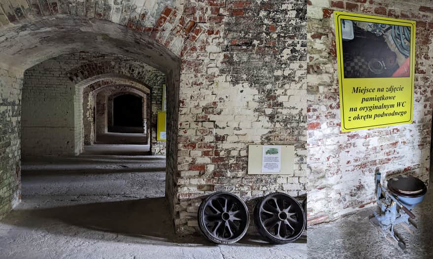 Fort Zachodni w Świnoujściu. Mroczne wnętrza kazamatów
