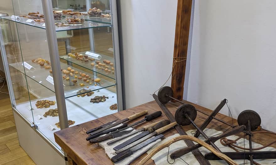Muzeum Rybołówstwa w Świnoujściu, wystawa bursztynów