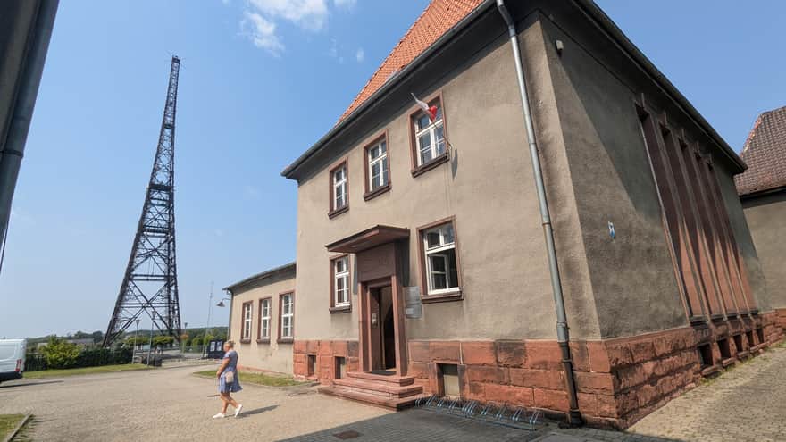 Radiostacja w Gliwicach - budynek nadajnika