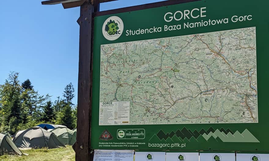 Studencka baza namiotowa Gorc