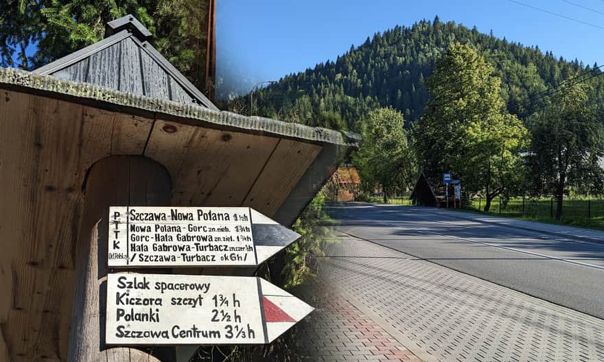 Czarny szlak ze Szczawy na Gorc