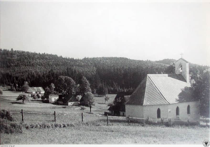 Karpenstein / Karpno przed 1945 r. Źródło: https://polska-org.pl/961771,foto.html?idEntity=504641