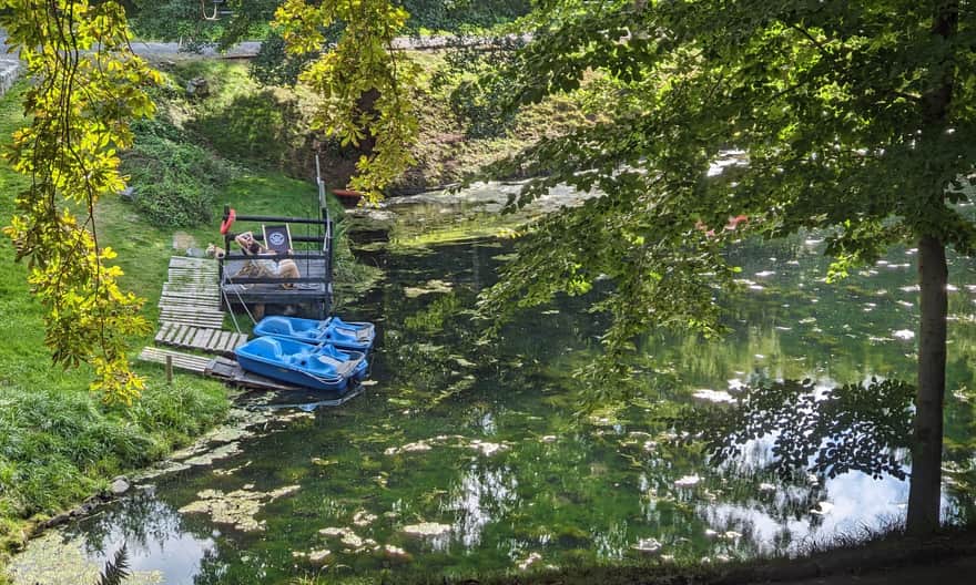 Lądek-Zdrój, Stawy Biskupie przy ul. Moniuszki pod Wzgórzem Świętojerskim