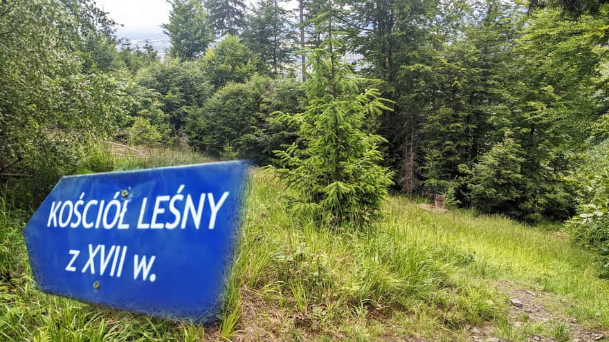 Leśny kościół - miejsce tajnych nabożeństw z XVII w.