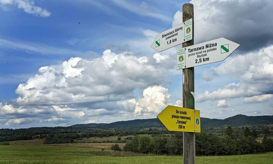 Ścieżka przyrodnicza z Tarnawy Niżnej do Dźwiniacza Górnego