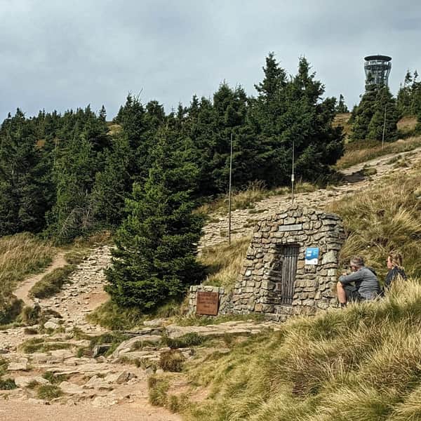 Z Czech na Śnieżnik: Stribrnice, niebieski szlak