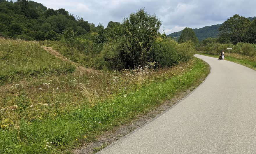 Ścieżka "Bieszczady Odnalezione" - droga przez teren byłych wsi Łuh i Zawój, aż do Rezerwatu Sine Wiry
