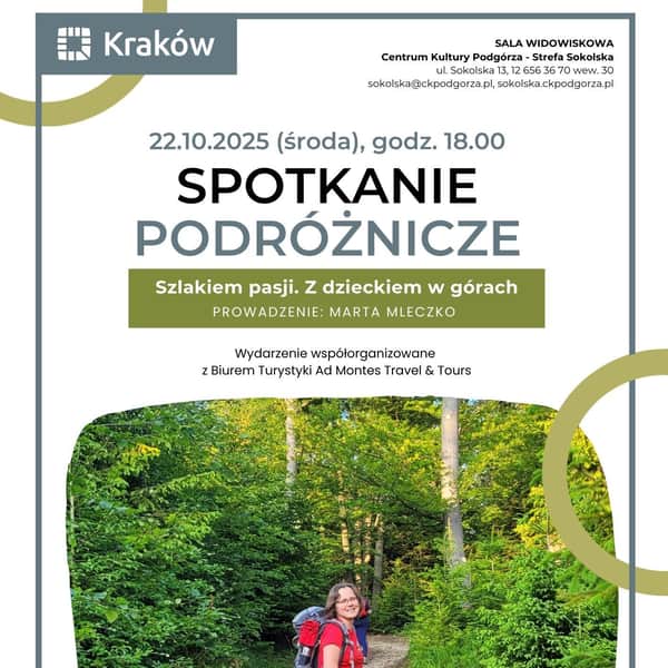 Z dzieckiem w górach - spotkanie podróżnicze z przewodniczką górską