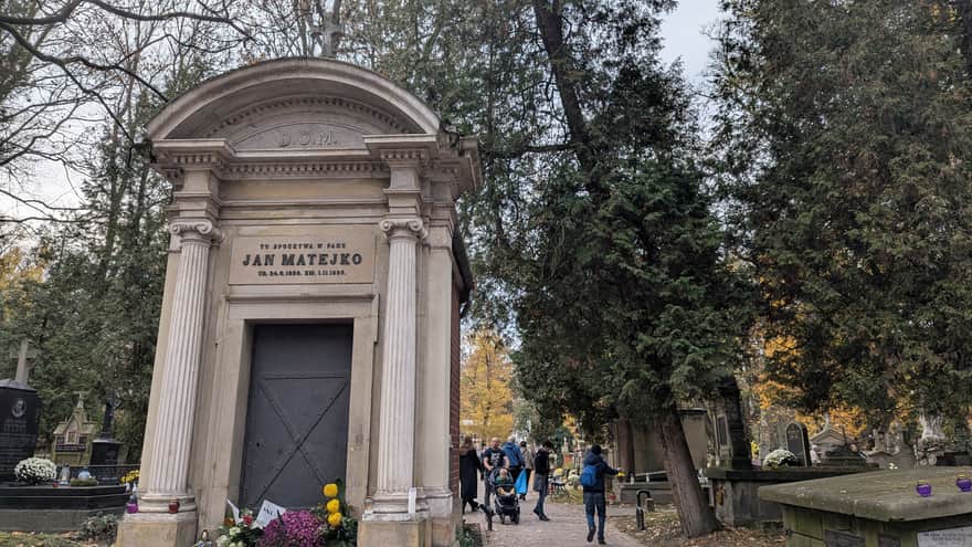 Grób Jana Matejki na Cmentarzu Rakowickim