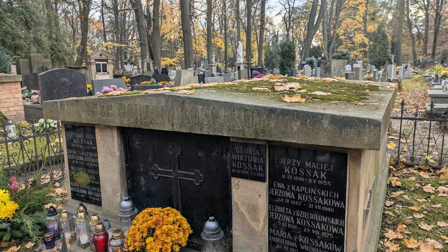 Grobowiec rodziny Kossaków na Cmentarzu Rakowickim