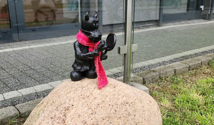 Dentruś - Bebok w roli dentysty, przy klinice stomatologicznej (ul. ks. P. Ściegiennego 49)