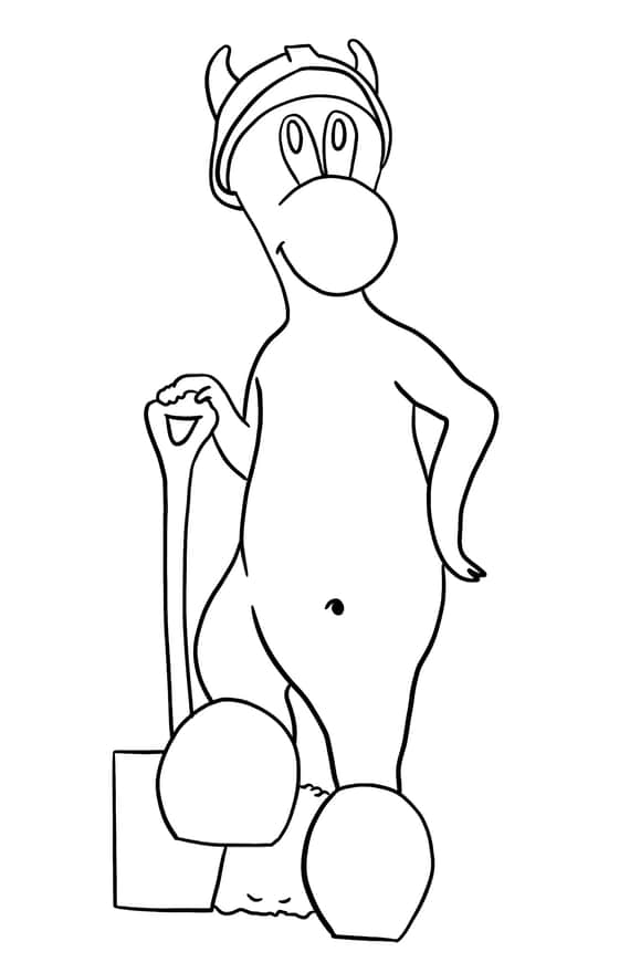 Bebok budowniczy Katowice - beboki - kolorowanka dla dzieci