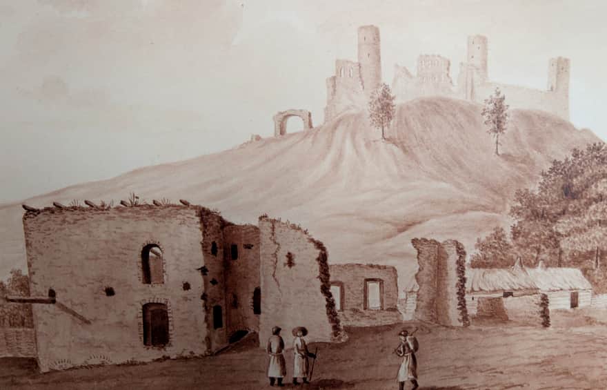 Grafika autorstwa Alfreda Schouppe, 1860. Zbiory Muzeum Narodowego w Warszawie