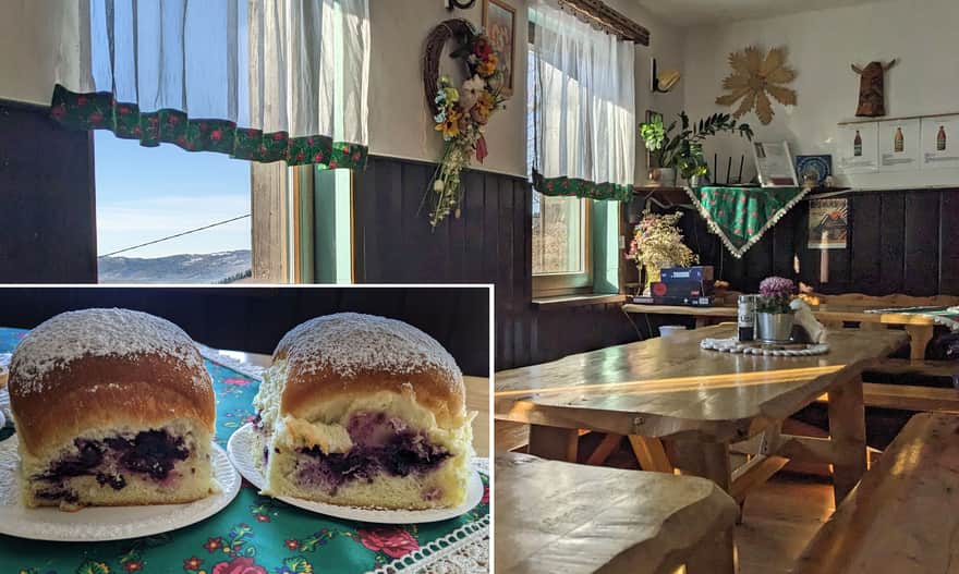 Schronisko PTTK na Hali Boraczej - słynne jagodzianki