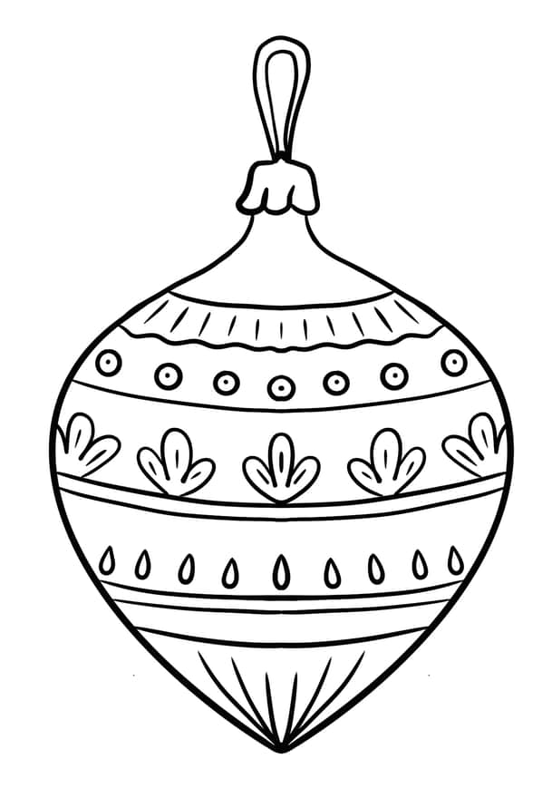 Bombka - kolorowanka dla dzieci