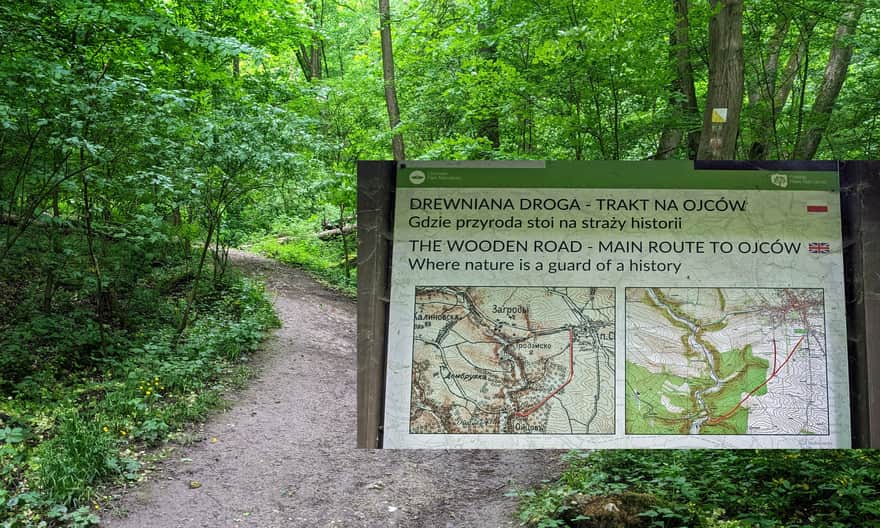 Drewniana Droga: Skała - Ojców