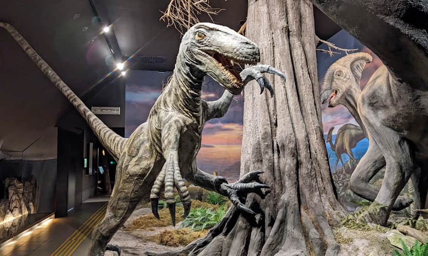 Dinozaury w Ośrodku Edukacyjno-Muzealnym Roztoczańskiego Parku Narodowego w Zwierzyńcu