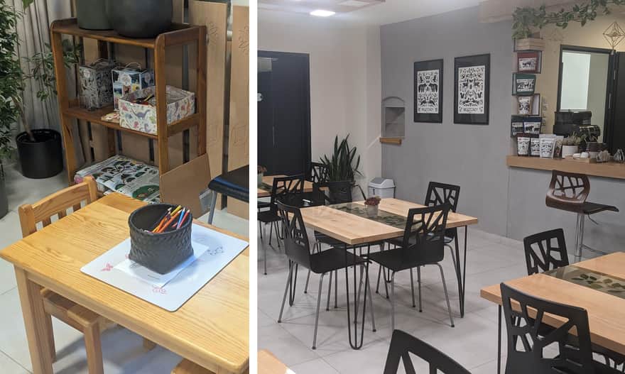 Muzeum Przyrodnicze Bieszczadzkiego Parku Narodowego - kawiarenka z kącikiem dla najmłodszych, fot. Marfusza