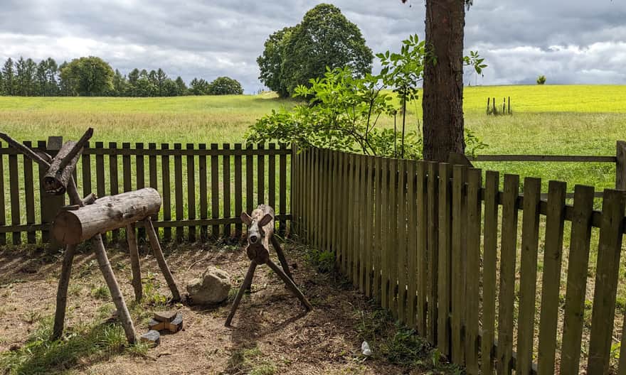 Osada leśna Florianka - widokowe łąki