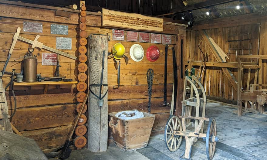 Izba Leśna Florianka - wnętrze stodoły