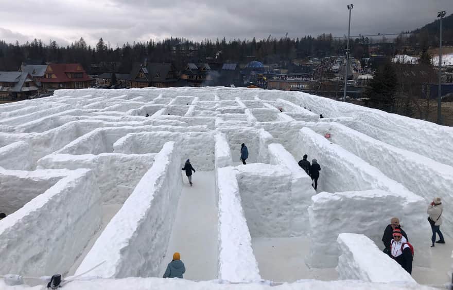 Śnieżny Labirynt w Zakopanem