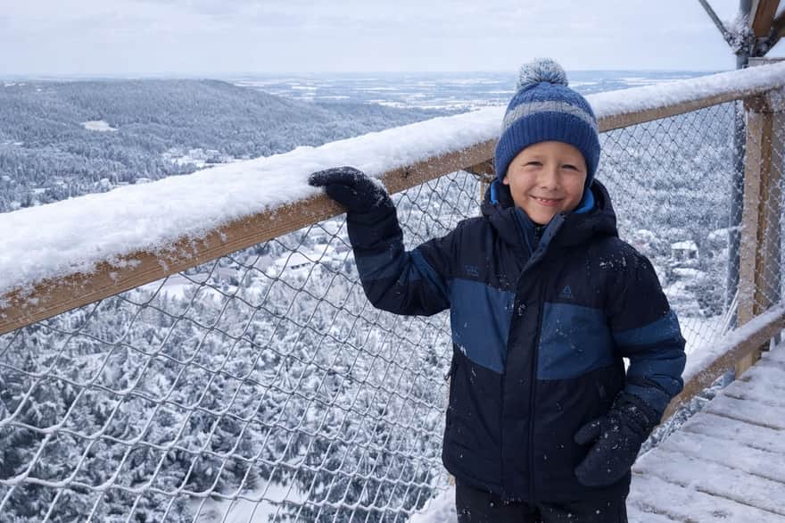Sky Walk Świeradów zimą