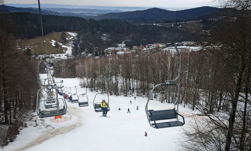 Kiczera Ski - stacja narciarska w Puławach Górnych