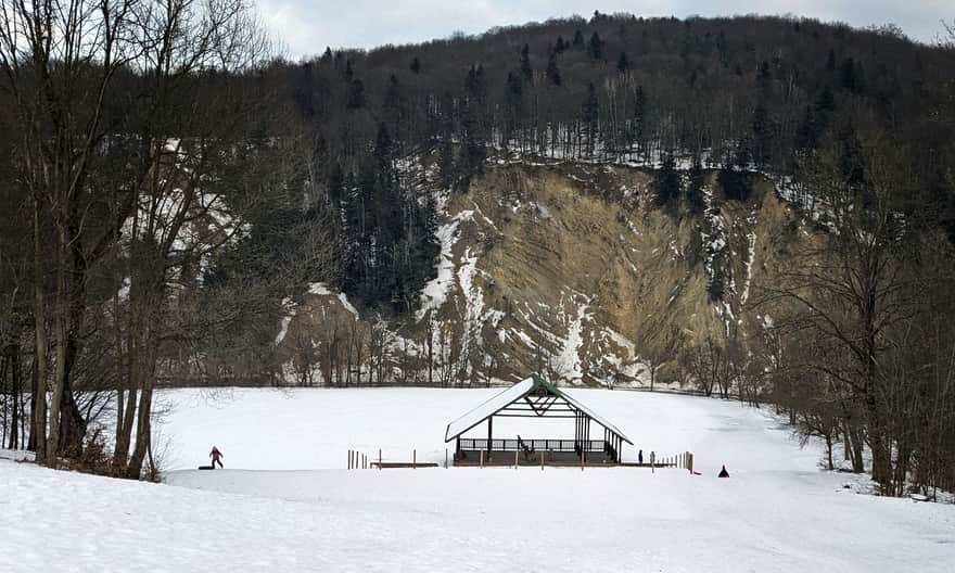 Ściana Olzy, Rudawka Rymanowska