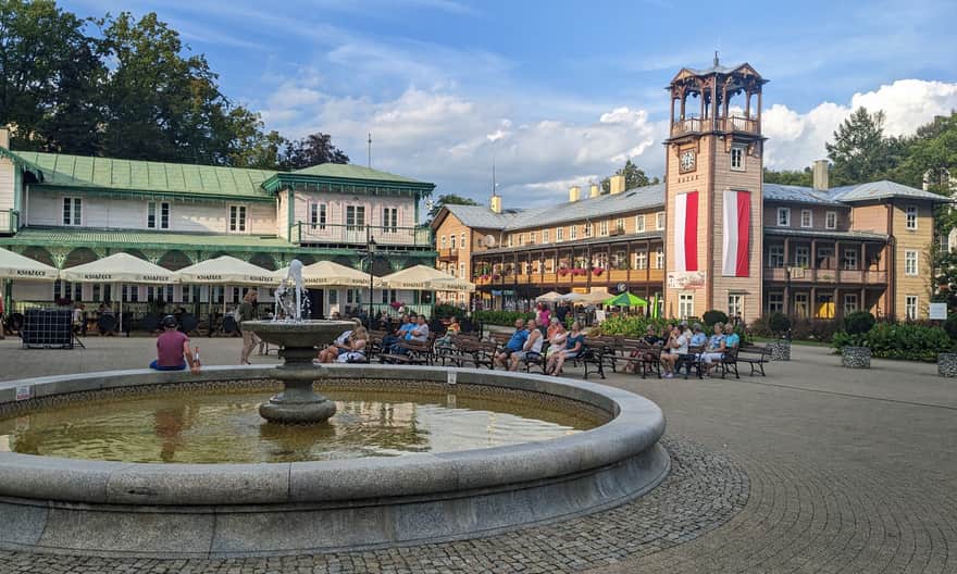 Iwonicz-Zdój, zabytkowe centrum uzdrowiska