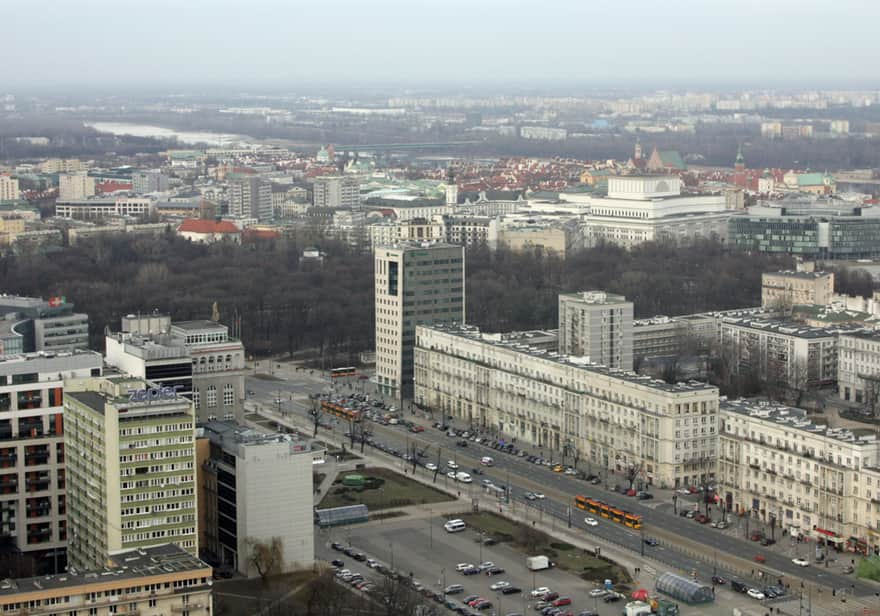 View towards the Old Town