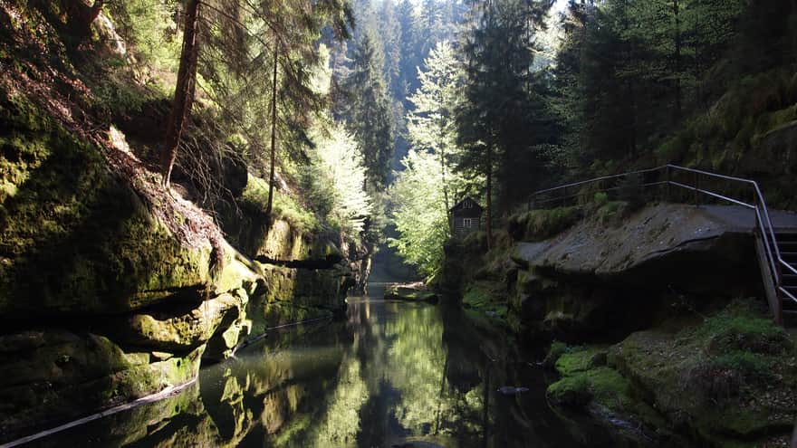 Spływ rzeką Kamienica - Czechy - Czeska Szwajcaria
