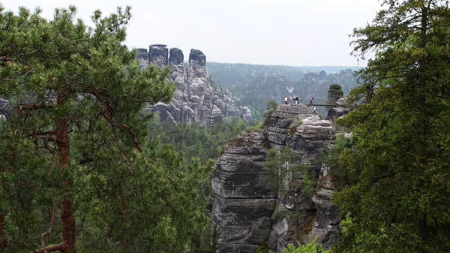 Bastei - punkty widokowe